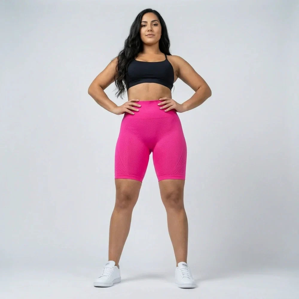 3D Short Legging – Hot Pink