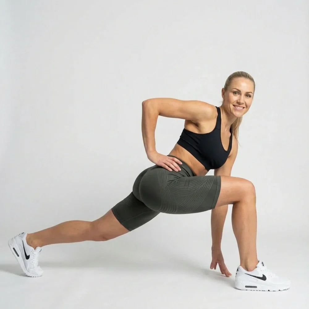 3D Short Legging – Dark Grey