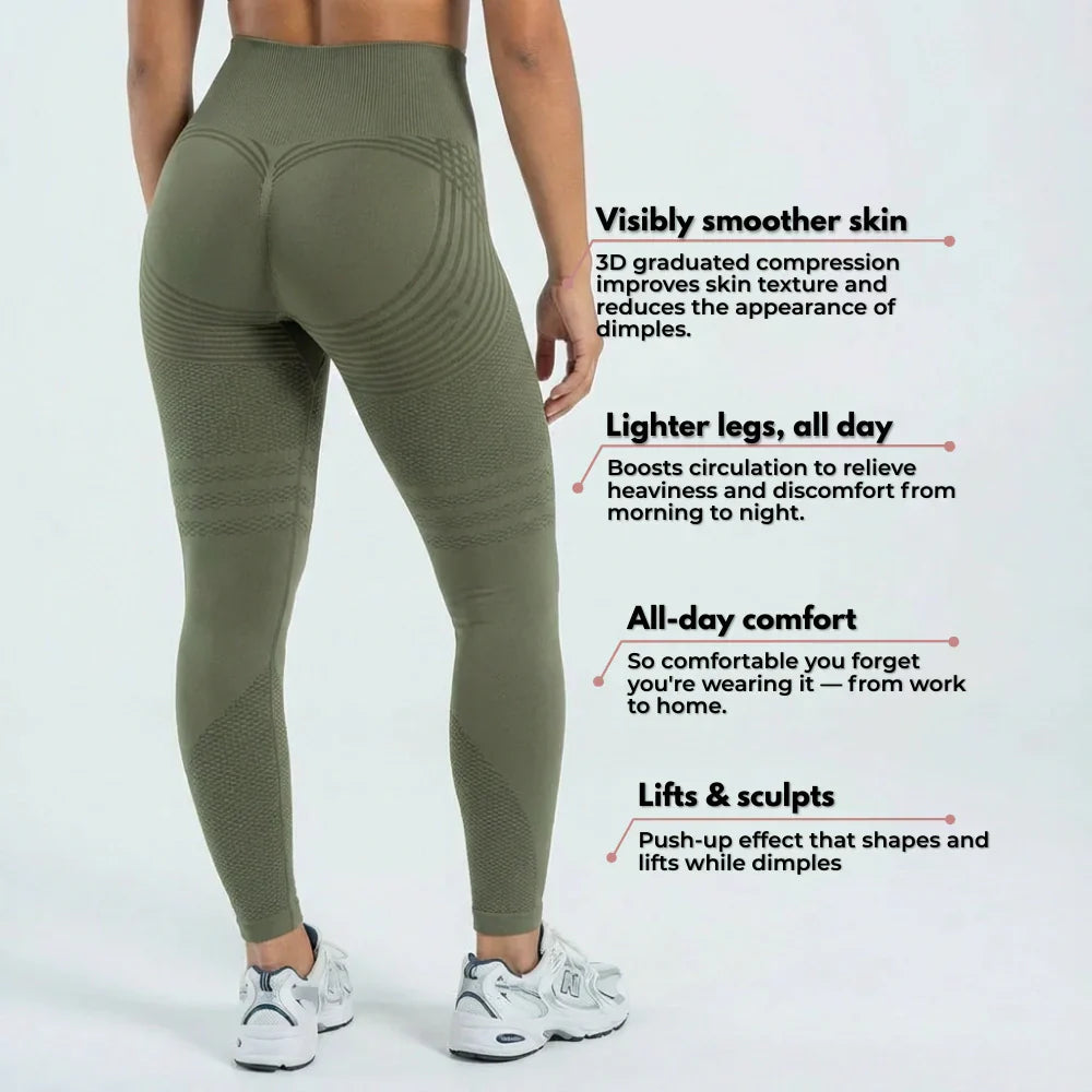 3D Leggings - Classic Black